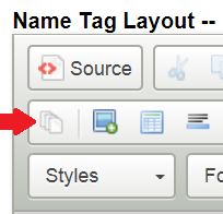 Name tag templates