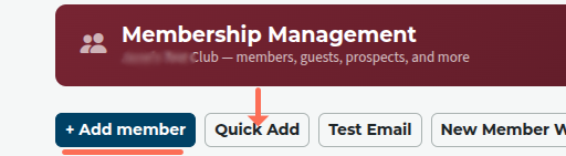 add member buttons