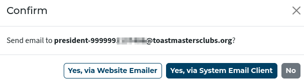 Choose how to send email