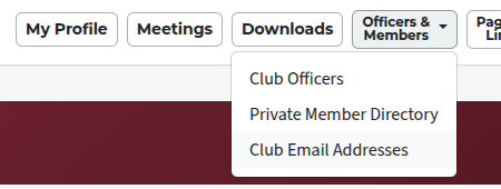 Find club email addresses